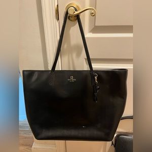 Kate Spade Black Leather Tote